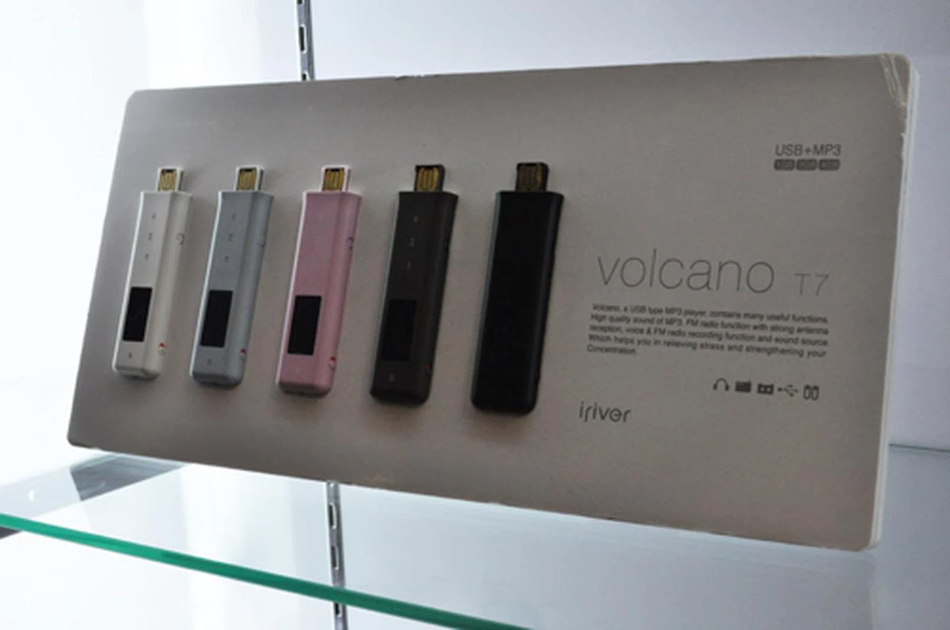 iRiver portable media players are also on show, from the $109 4GB E50 to the $339 16GB P7.
