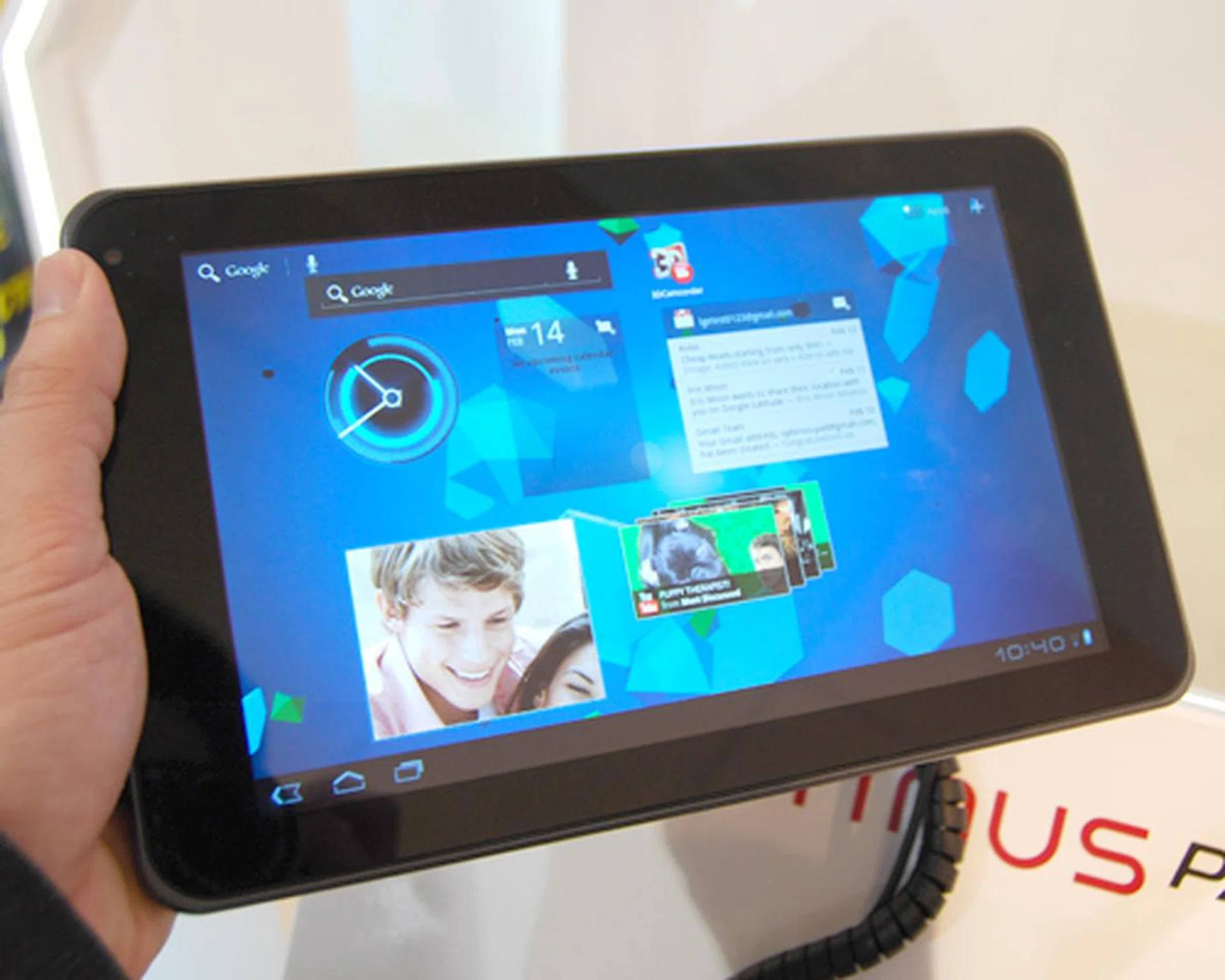 This year, expect more tablets running on dual-core CPUs and Android 3.0, like the LG Optimus Pad shown here