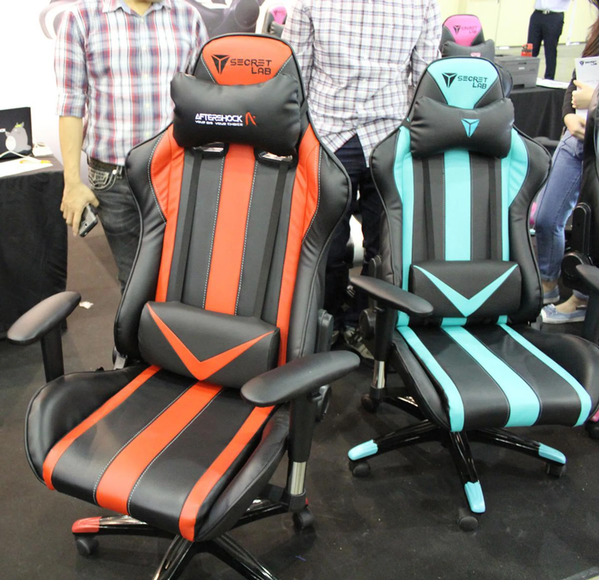 Secretlab is yet another new local company hoping to make waves in the gaming community, with gaming chairs being their area of expertise. Their Throne line of gaming chairs come in aqua blue, hot pink and spectre white. Additionally, they’re also offering a limited run of Aftershock Red editions of the Throne, in a collaborative effort with Aftershock.  The Throne is adjustable in nearly every conceivable way, from seat height to armrests, all to ensure optimal comfort. The Secretlab Throne is going for $349.