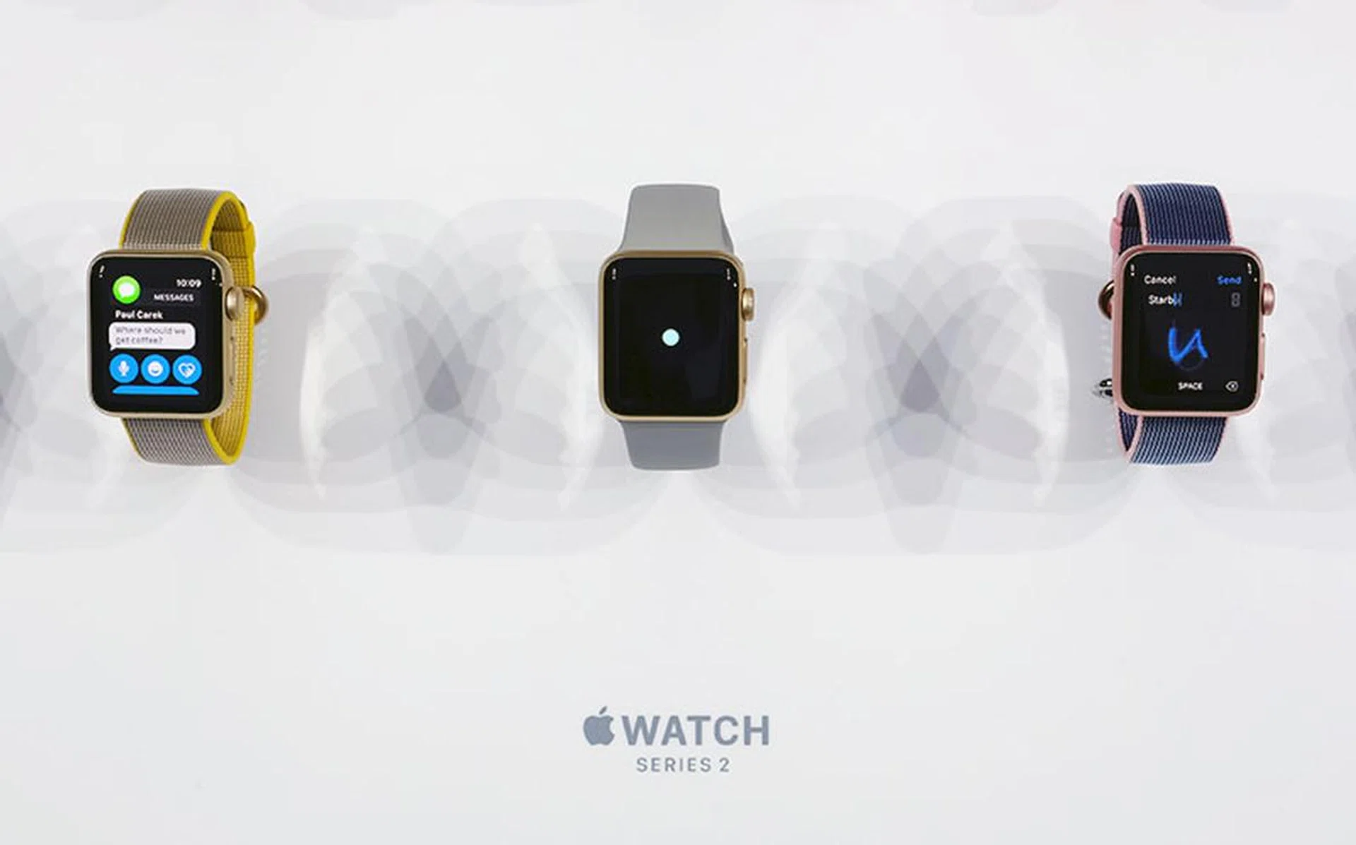 Say hi to the Apple Watch Series 2. Apple's new and improved smartwatch.