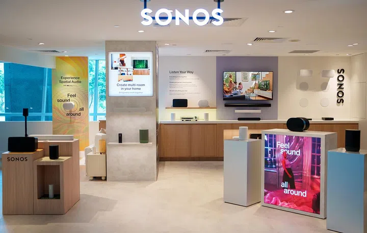 Sonos' first official store in Singapore is located at Wheelock Place. (Image source: Sonos)