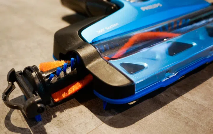 The brush is pretty easy to remove for cleaning.