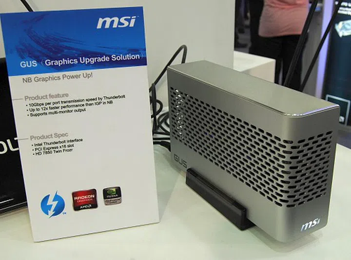Here's a close-up of MSI's GUS.