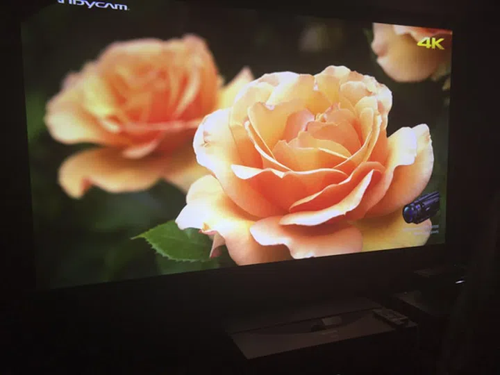 True 4K content from an ultra-short throw laser projector!