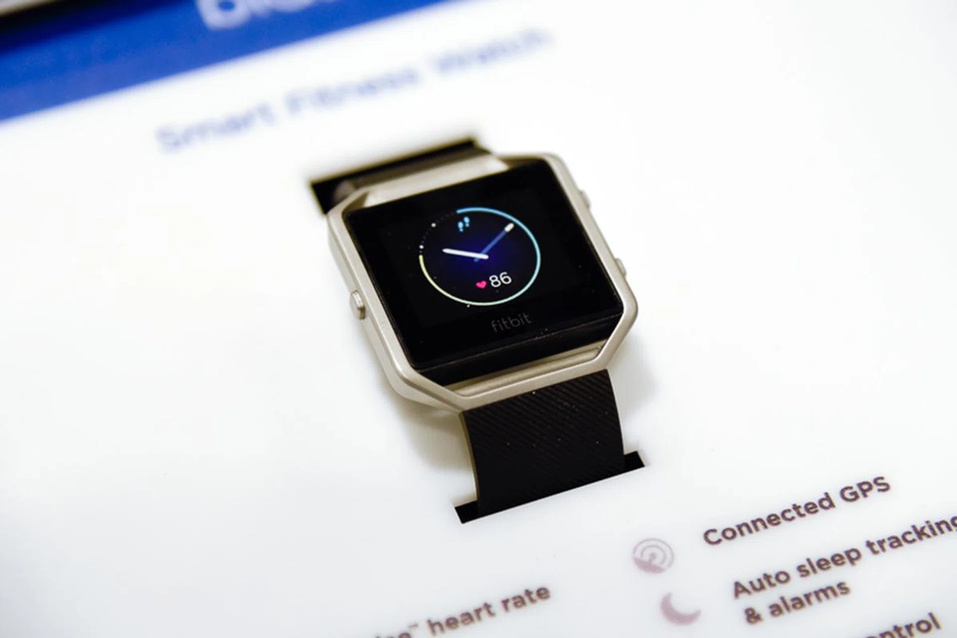 The Blaze tracker with connected GPS is going at S$238 (U.P. S$318).