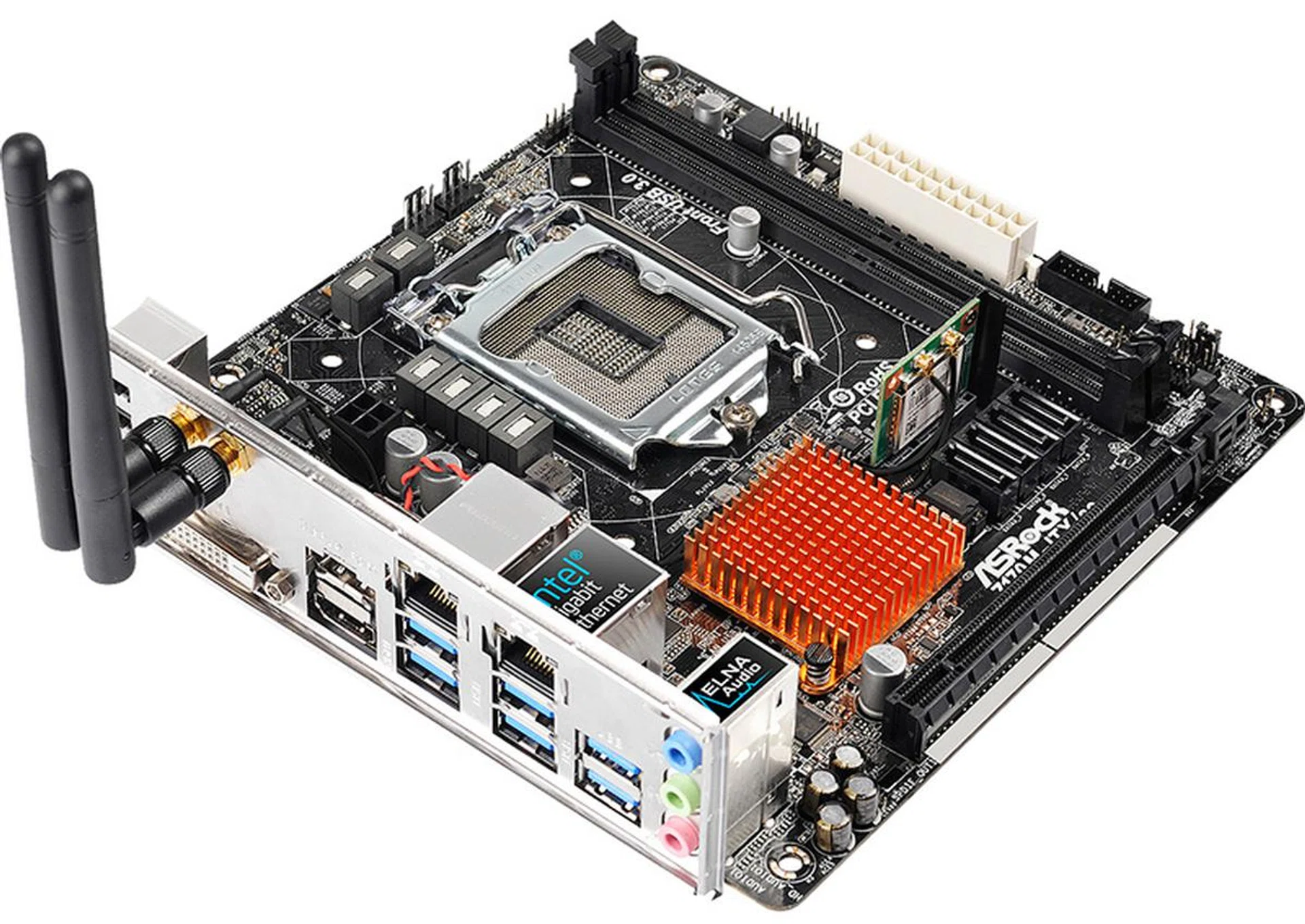 ASRock Z170M-ITX/ac. (Image Source: ASRock)