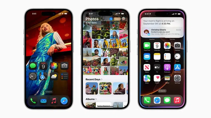 iOS 18. Image: Apple.