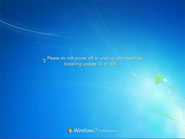 No more waiting for hundreds of updates to install!