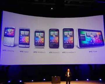 A total of six Android devices were announced by HTC, namely the HTC Incredible S, Desire S, Wildfire S, Facebook-centric phones such as the HTC Salsa and Chacha, and finally the first HTC tablet, the HTC Flyer.