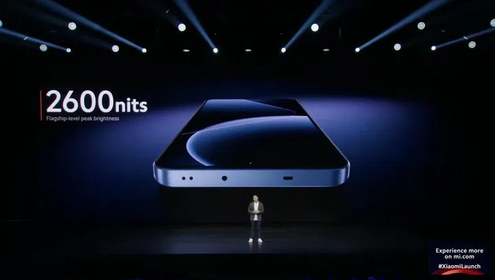 Xiaomi 13T Pro gets 2,600-nits peak brightness.