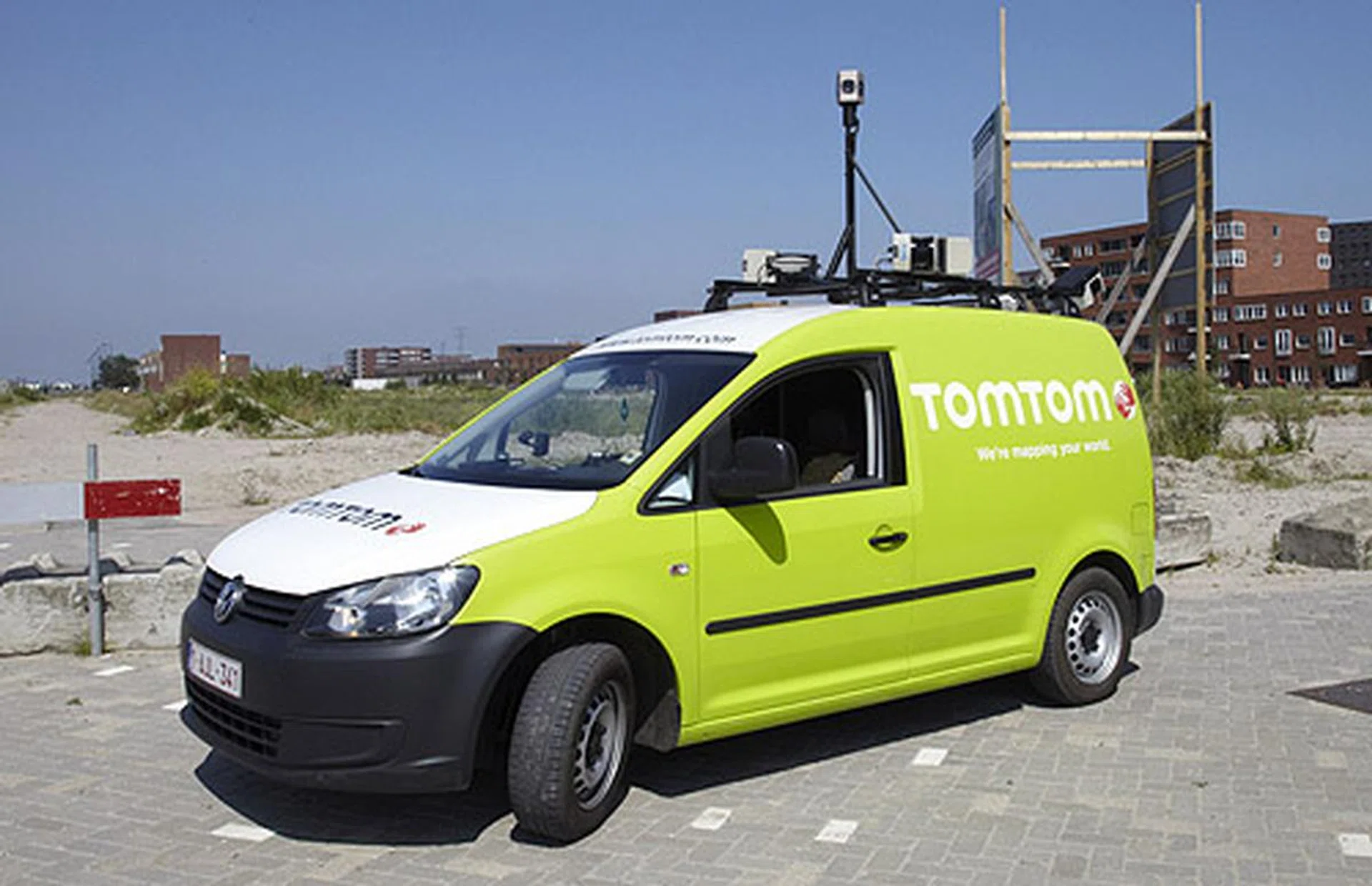 TomTom has 22 such vehicles in countries all around the world. Usually, they are only deployed when there's an extensive area that needs to be surveyed and if the weather permits (for example, summer is best since the sun doesn't set until 9pm in Netherlands and there's adequate light).
