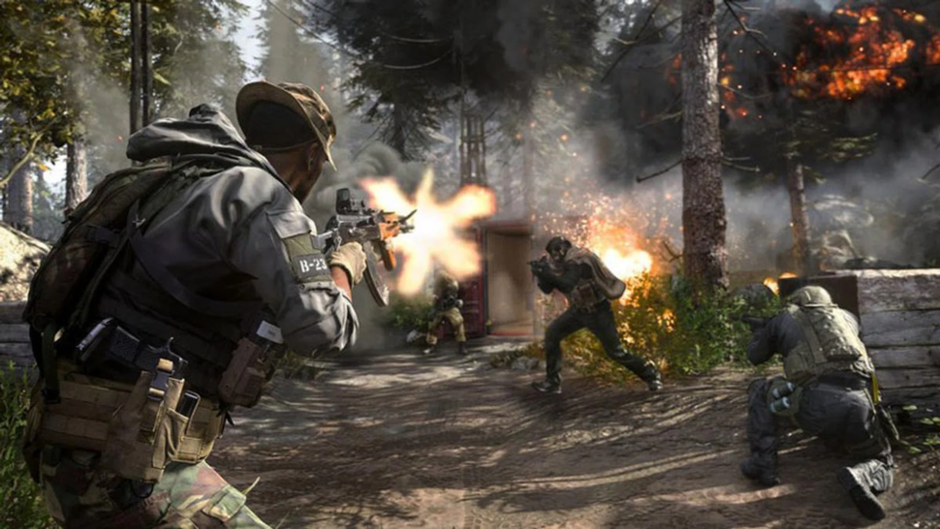 Call of Duty: Modern Warfare is a first-person shooter developed by Infinity Ward. 