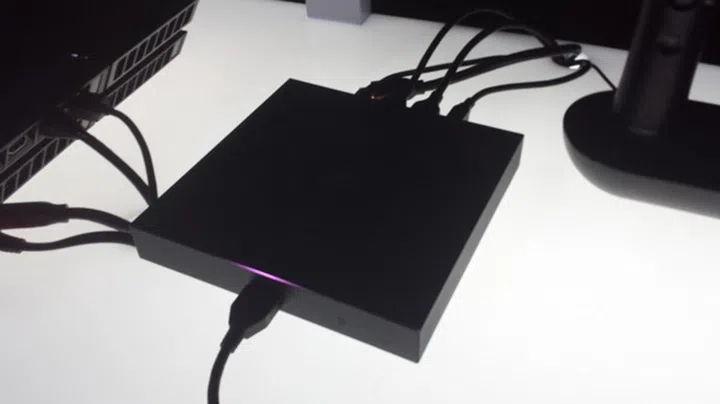 Here's another look at the PS VR's processing box.