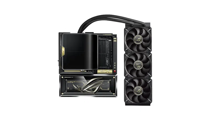 ASUS ROG Crosshair X870E Edition 20 with ROG Ryujin 360 Edition 20 AIO CPU liquid cooler