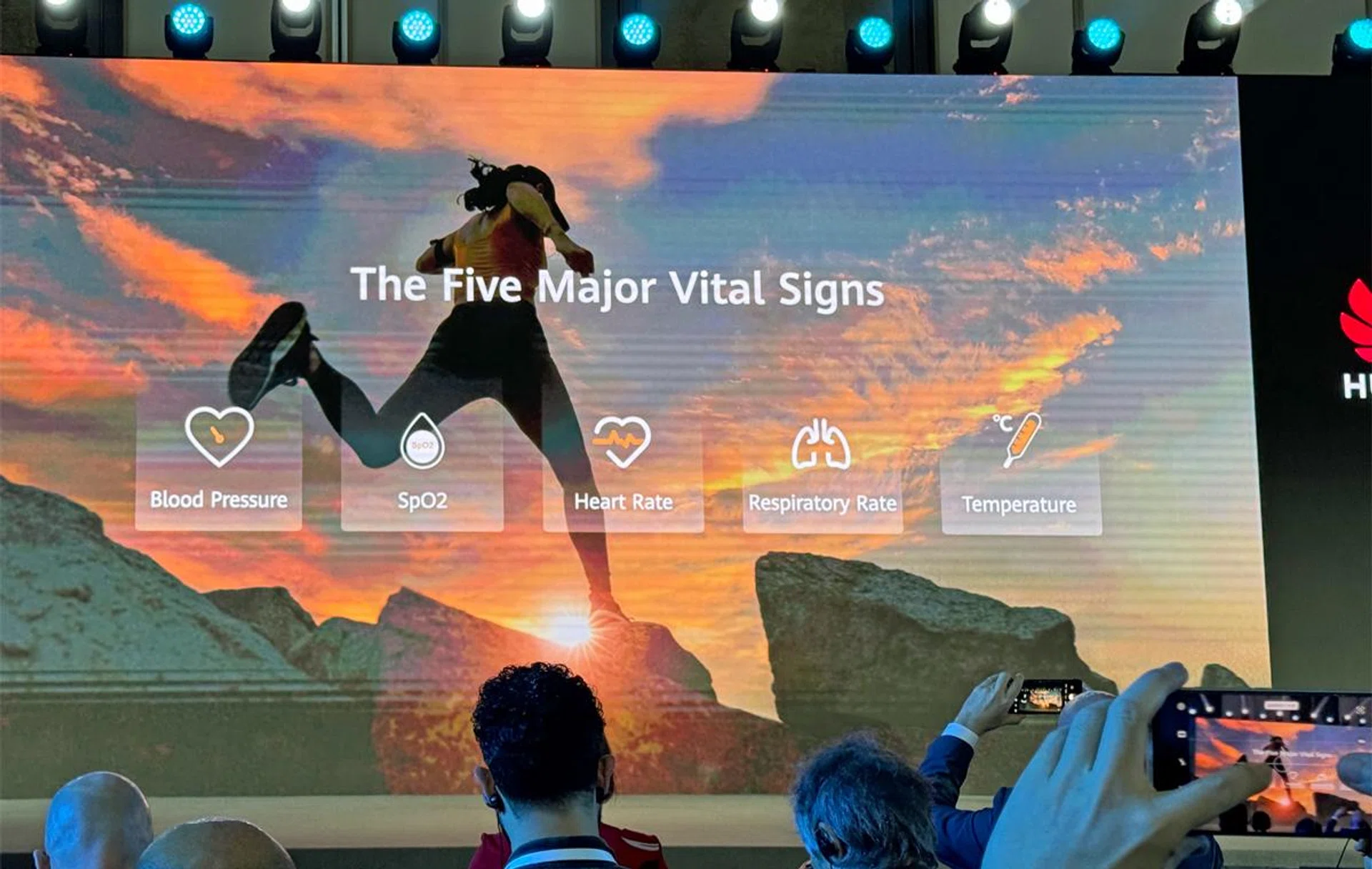 The five "major vital signs" any modern wearable user would already be familiar with, but TruSense does all that with a twist. Image: HWZ.