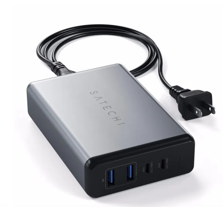 The Satechi 108W Pro USB-C PD Desktop Charger.