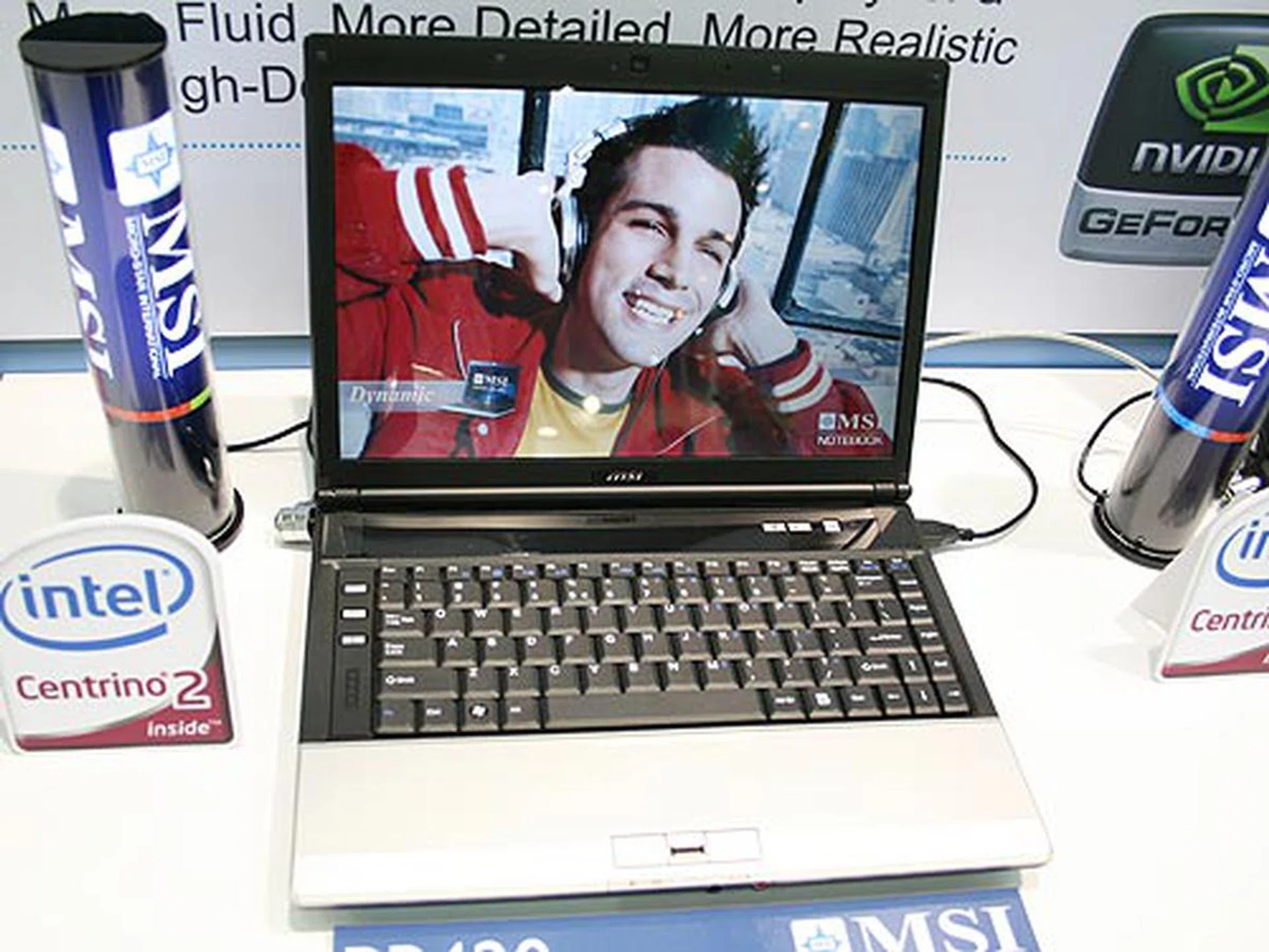  The MSI PR420 is a business notebook based on Intel's next generation integrated graphics platform. It comes with a larger 14.1-inch WXGA LCD screen, a fingerprint scanner for added security and a webcam.  