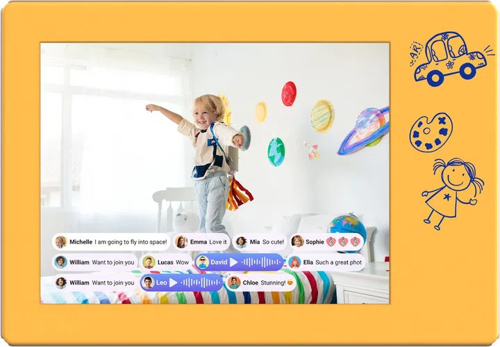 myFirst Frame Doodle digital picture frame. Source: myFirst