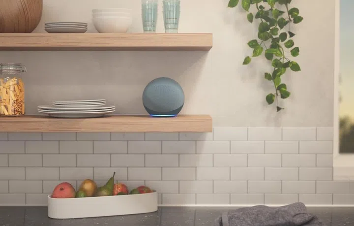 The new Echo works faster thanks to its improved processor. Image courtesy of Amazon.