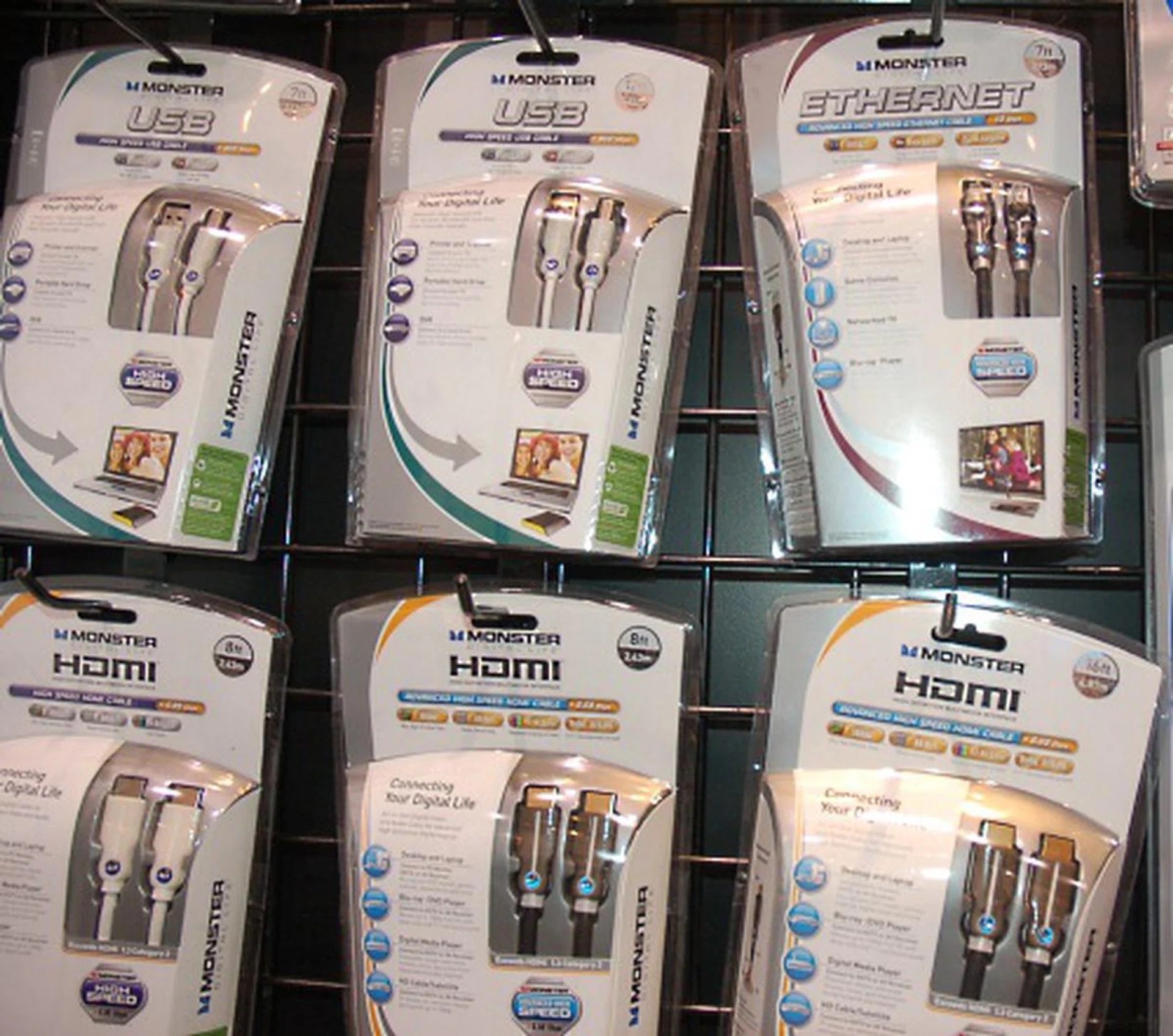 Monster has a cable for every occasion, often with the cables having higher rated specifications than the standard.