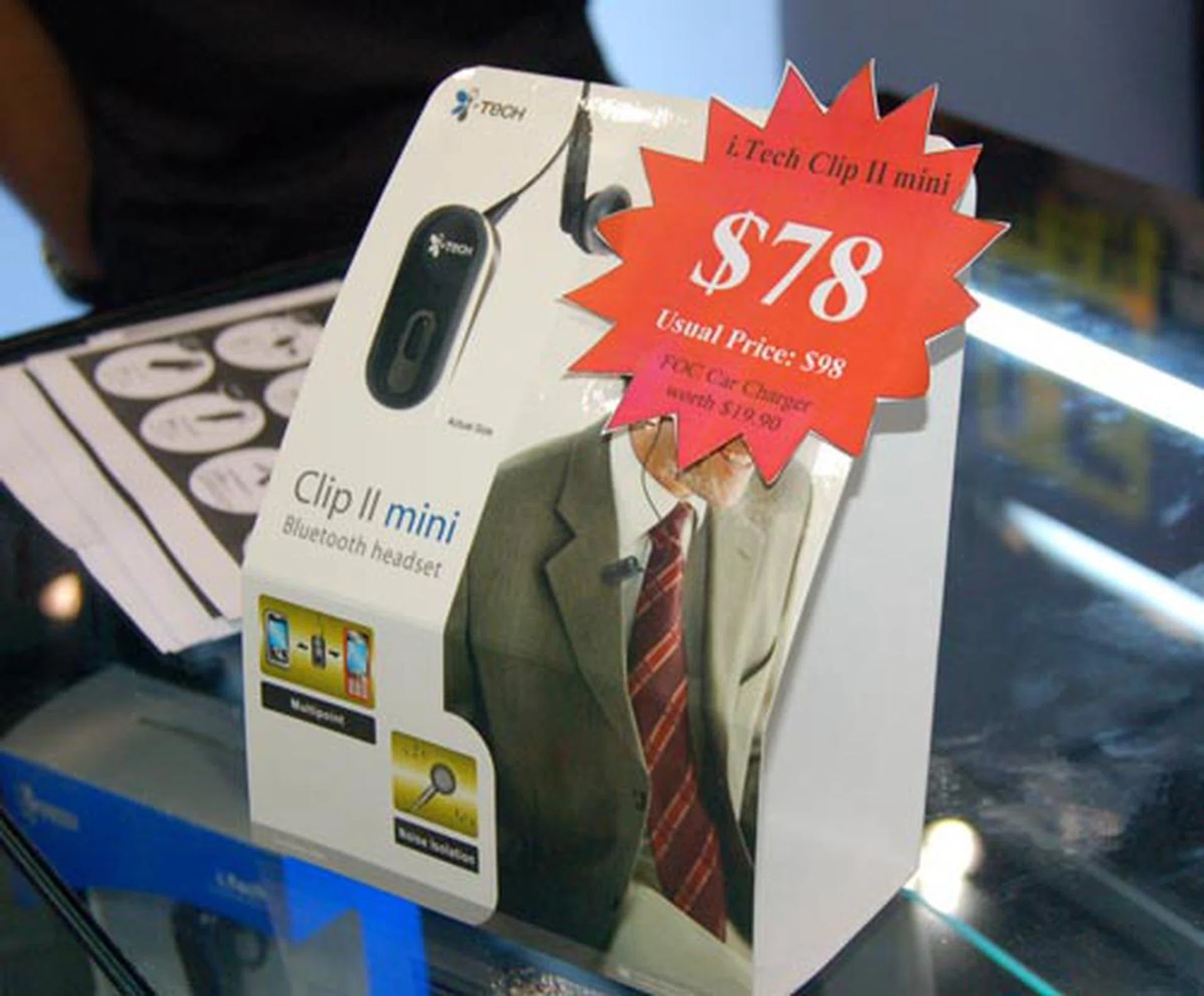  The smaller i.Tech Clip II mini could be purchased for $78 and comes with a free car charger worth $19.90.  