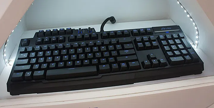 The Gigabyte Aivia Osmium keyboard.