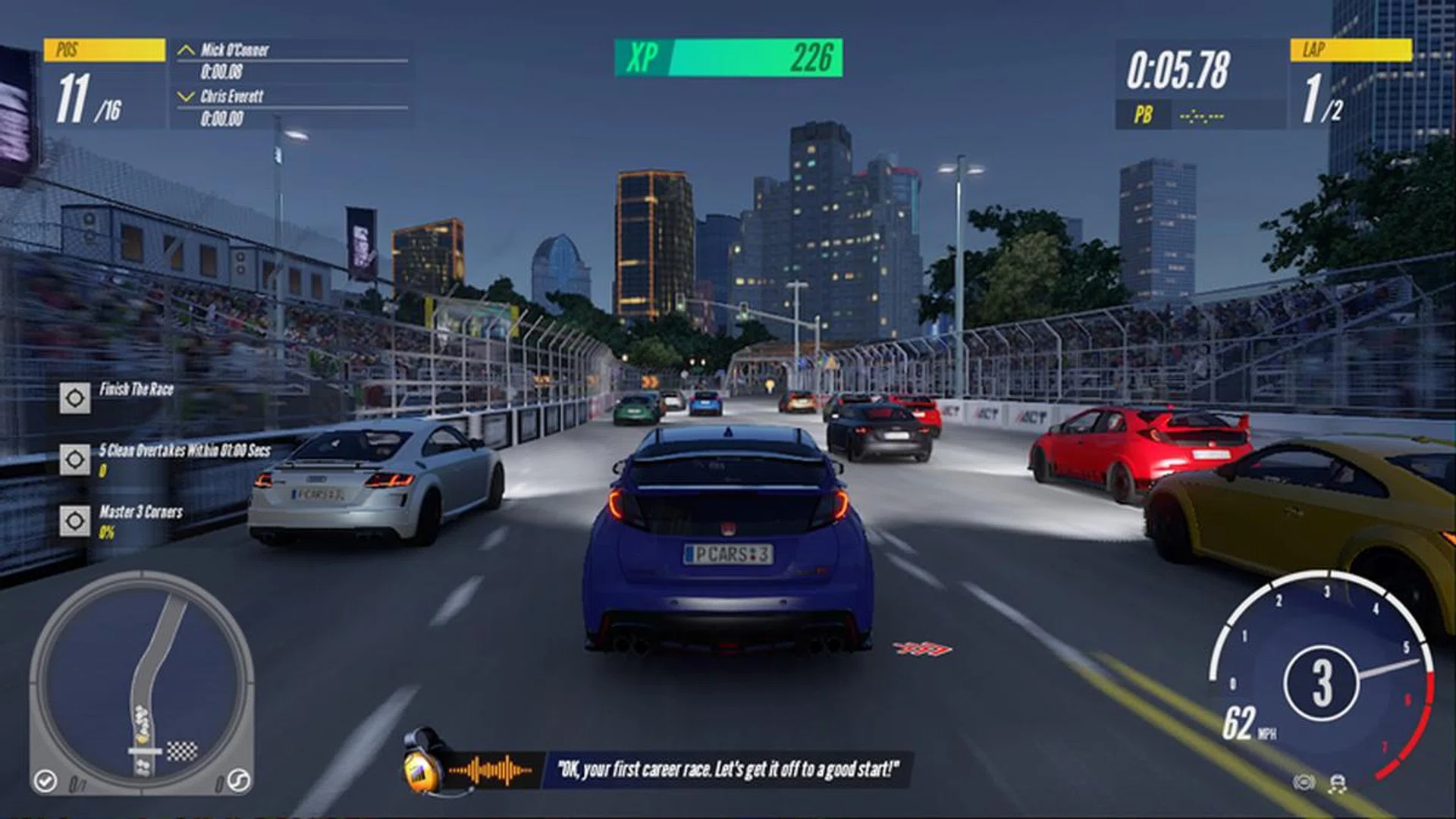Racing gameplay is fun enough - but there might be a steep learning curve for novices to the genre. 