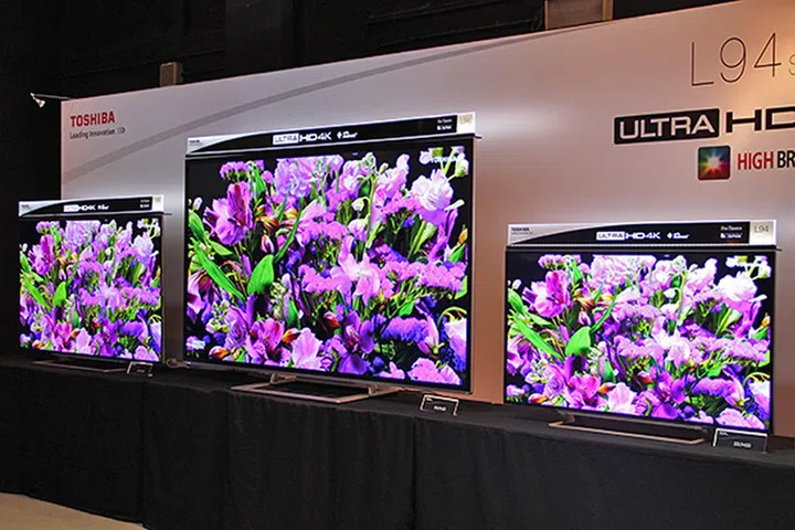 The Toshiba L9450 4K TV comes in three sizes: 50, 65, and 84 inches.