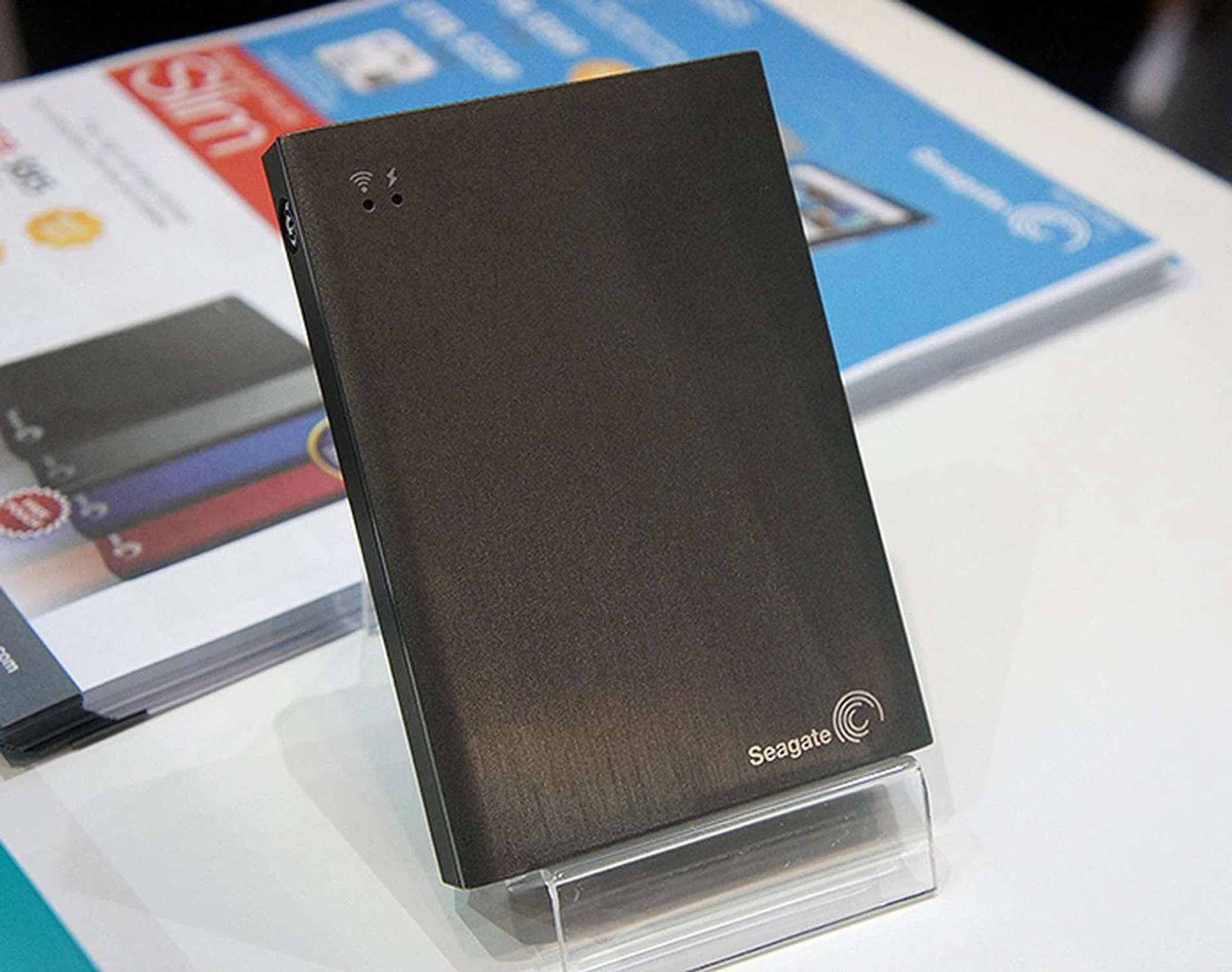 The Seagate Wireless Plus is a handy portable external hard disk drives that lets you share content on any WiFi-enabled device. Available in 1TB for $199 (U.P.: $259) and 2TB for $239 (U.P. $289).