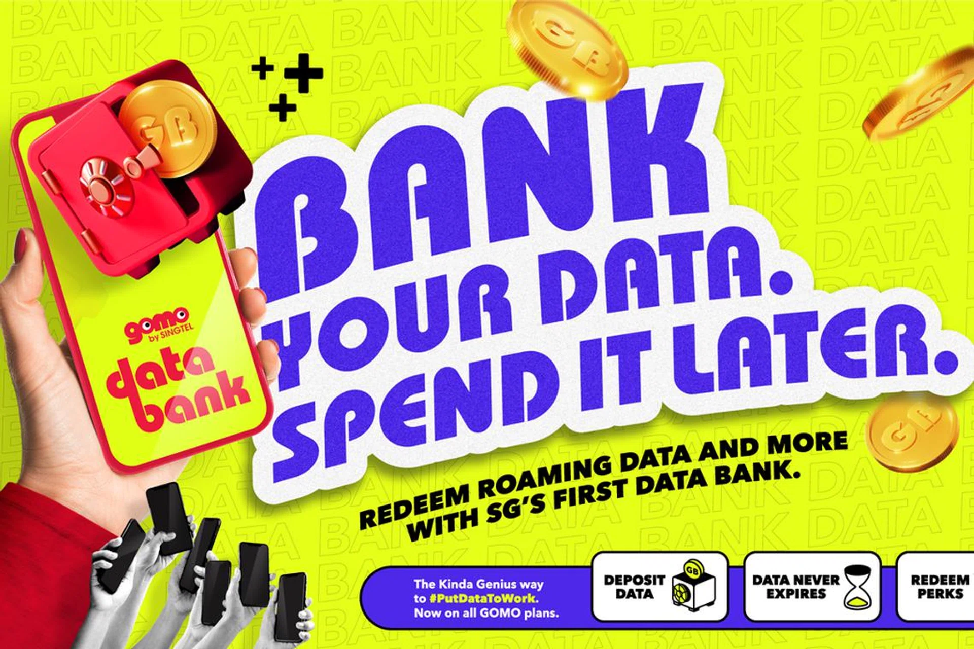 GOMO by Singtel launches Data Bank.