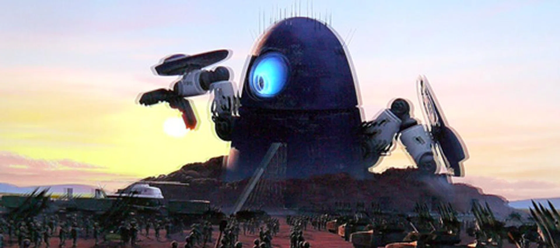 For all the flak directed at 3D TVs, the entire stereoscopic experience really comes together when subjects are precisely defined to project sufficient depth, such as this scene with the huge alien bot with ground troopers in the foreground.