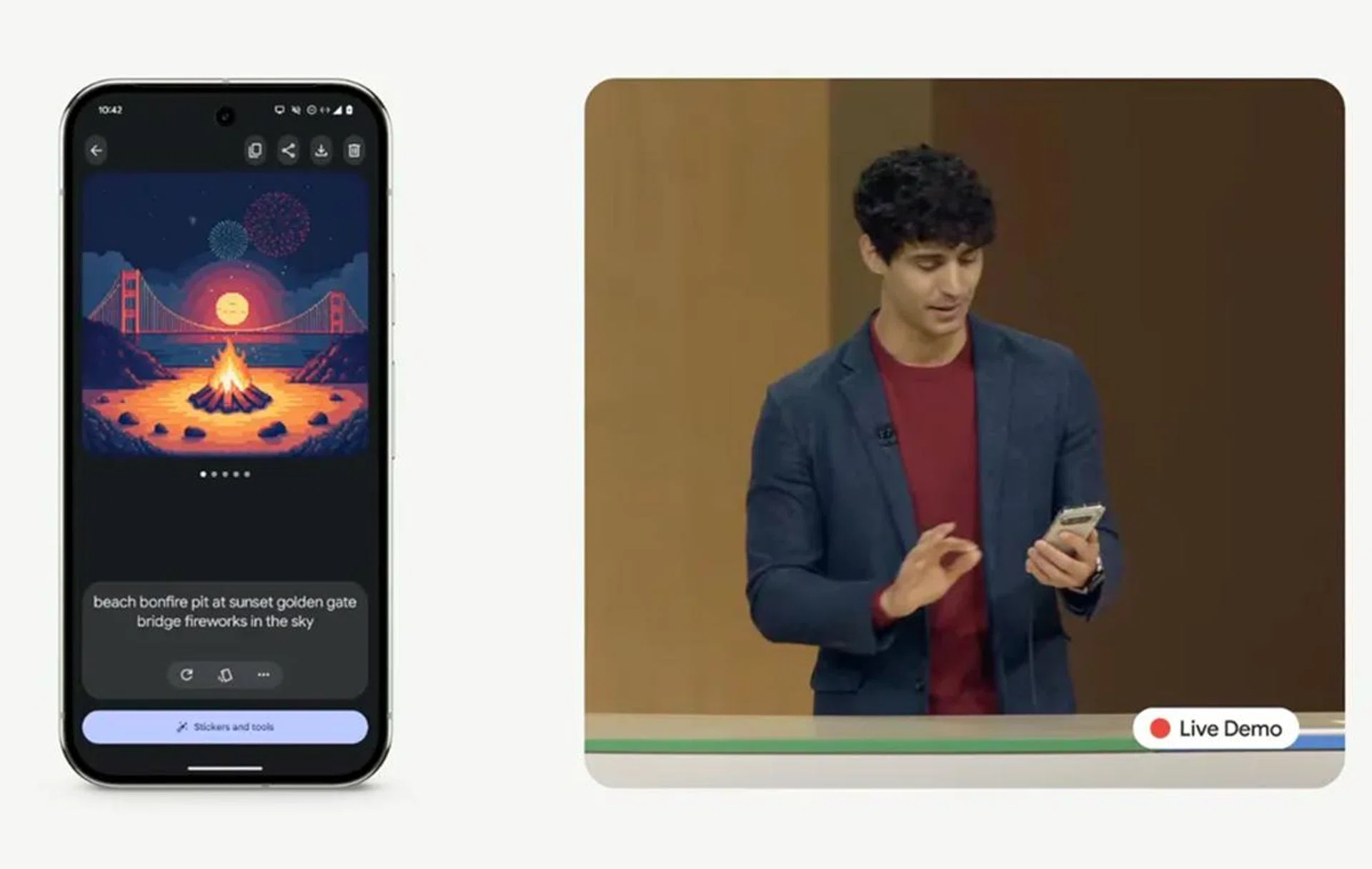 Pixel Studio, as demonstrated by Alex Schiffhaeur. Screenshot: Google