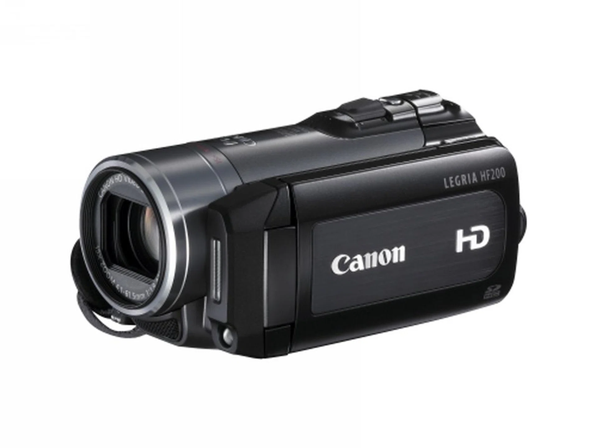 The new Canon LEGRIA HF200 records to removable memory only.