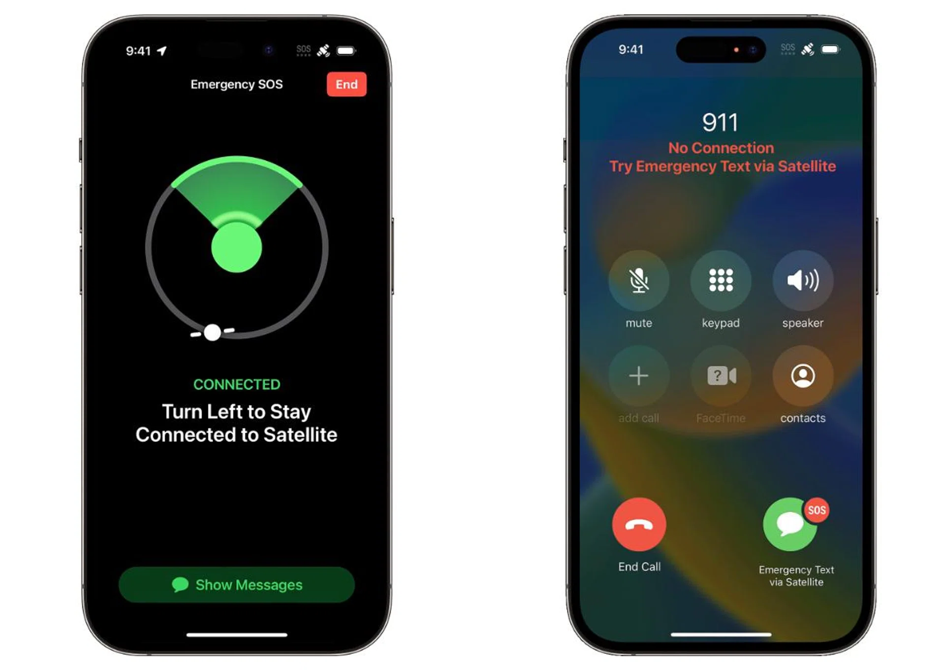 The idea is to get help regardless of where you may be stranded. (Image source: Apple)