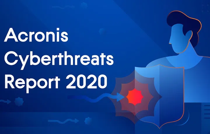 2020 saw ransomware continue to threaten. Image courtesy of Acronis. 