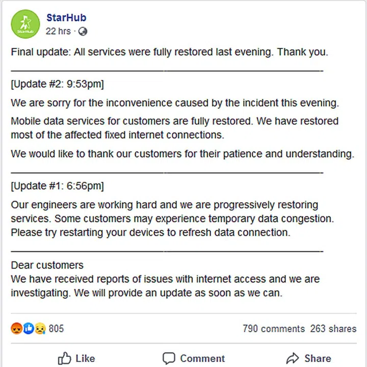 Image source: StarHub Facebook