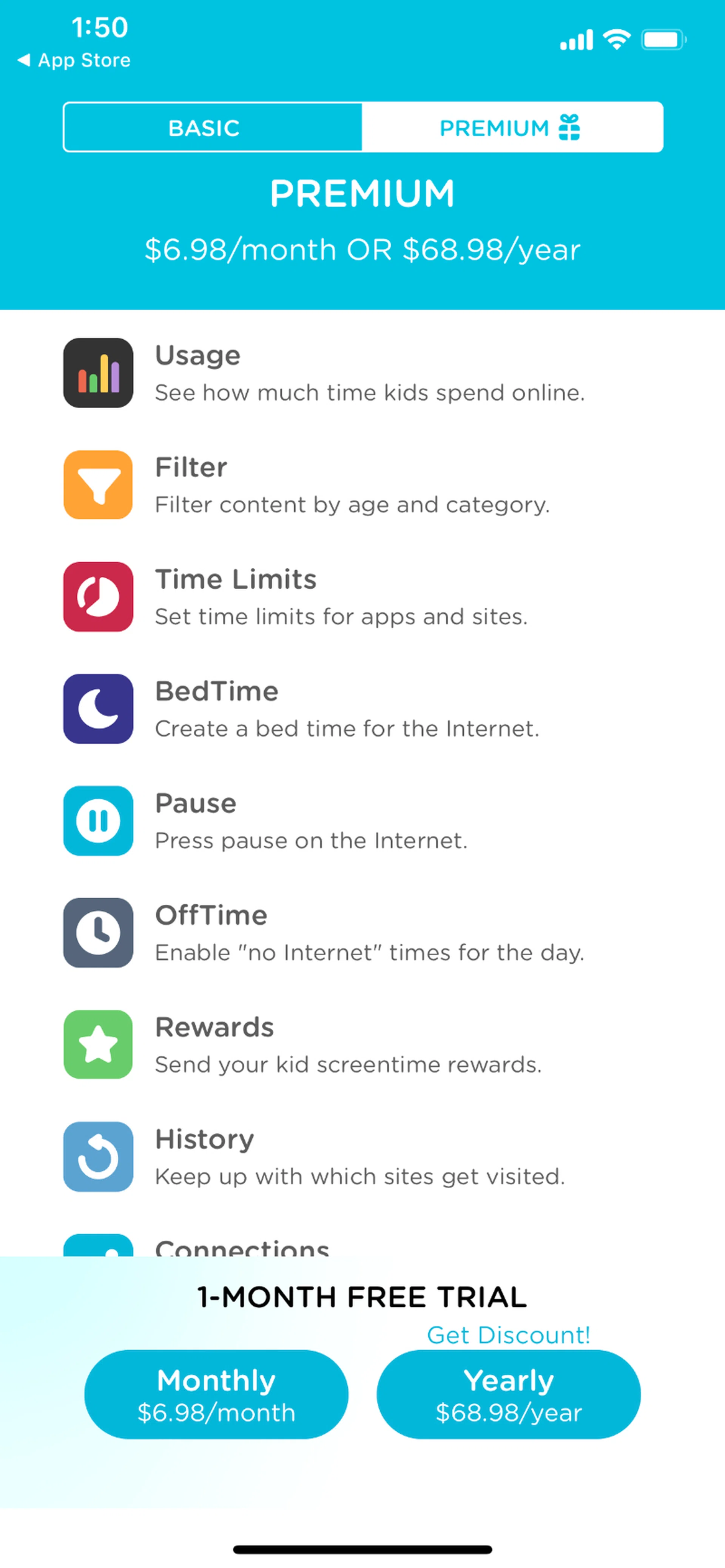 To get the full features of the Circle with Disney parental control, a paid subscription is required.