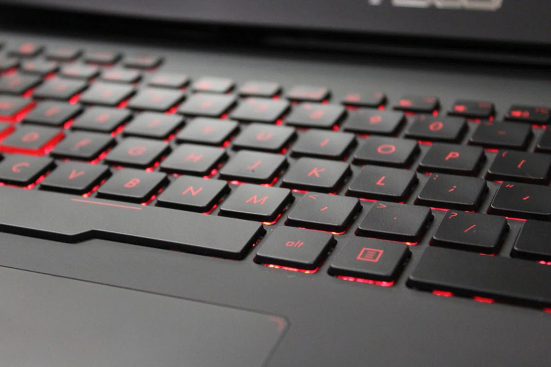 It's not mechanical but it is better than most laptops' keyboards.