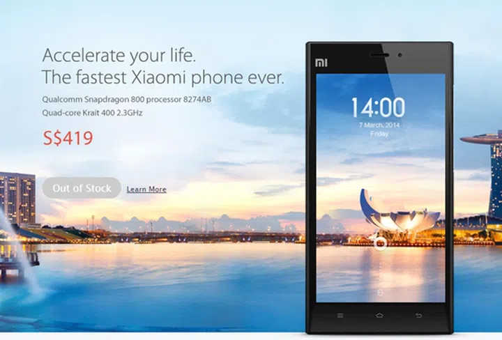 Image source: Xiaomi Singapore