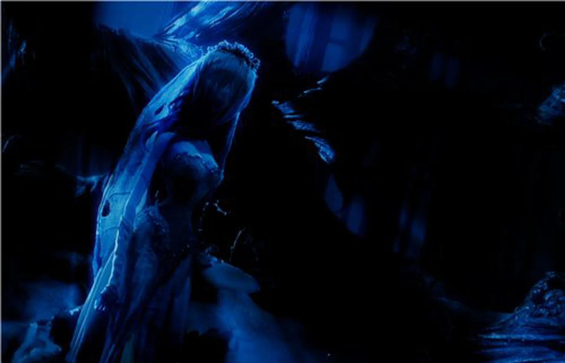 Black Tone helps you adjust the strength and darkness of the black color on screen. Even with the feature turned off, the Samsung D8000 does an excellent job of rendering the different dark areas while retaining details as evidenced in this scene from Corpse Bride.
