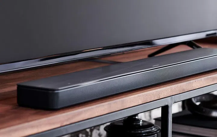 The Soundbar 500 is designed to be smaller so it fits nicely under your TV.