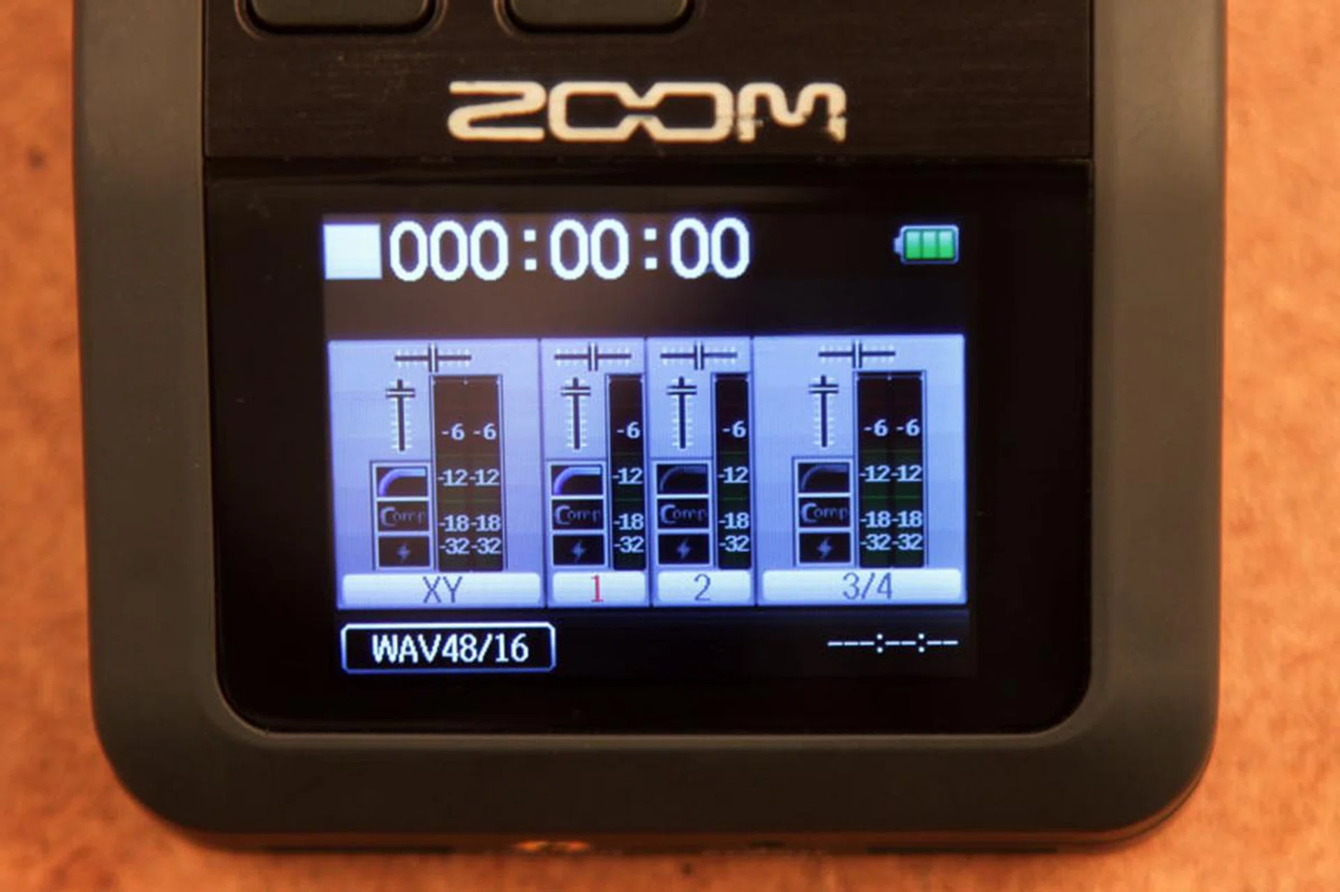 A slanted LCD display, which sits at the bottom of the unit.