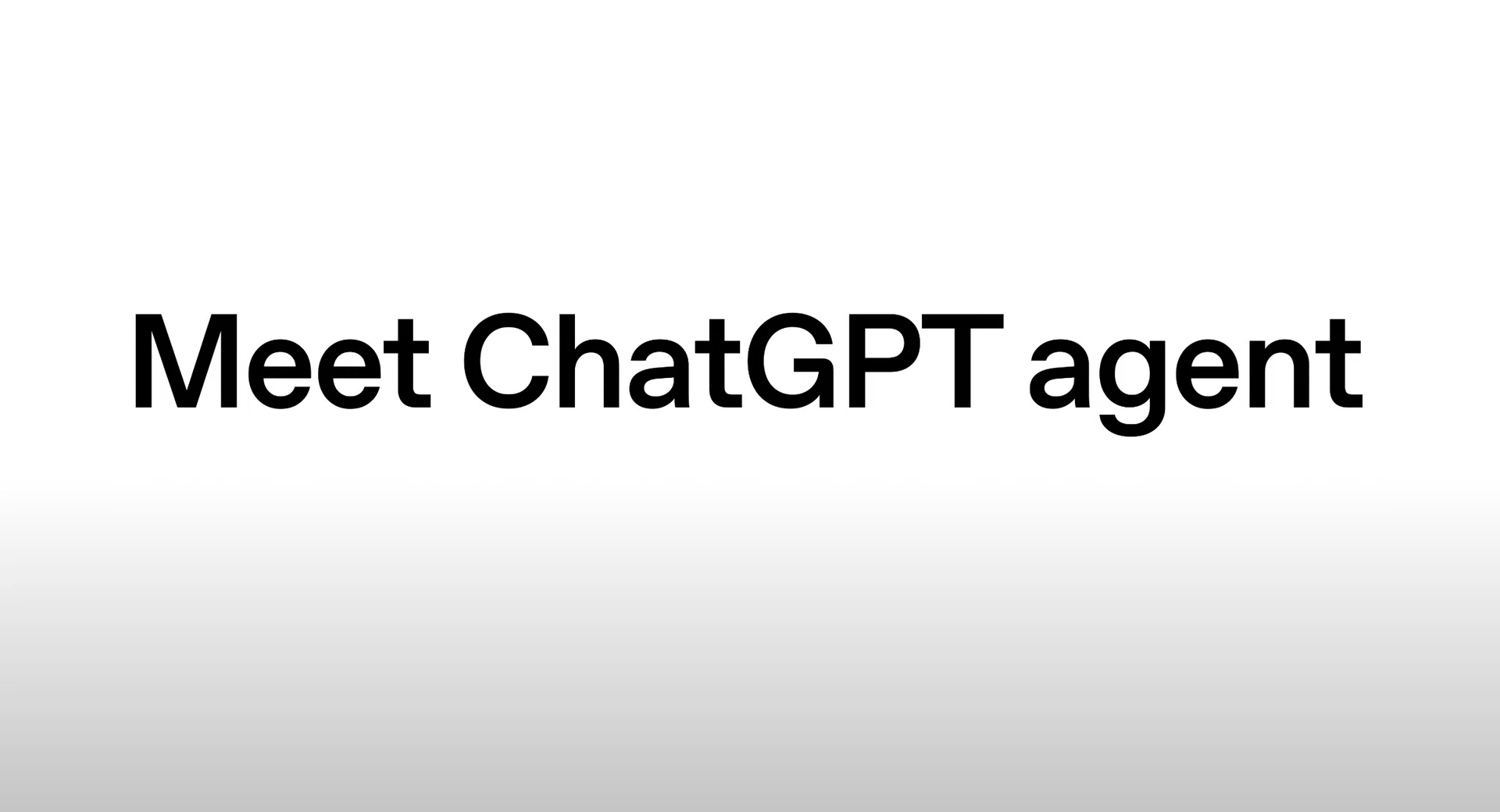 ChatGPT Agent