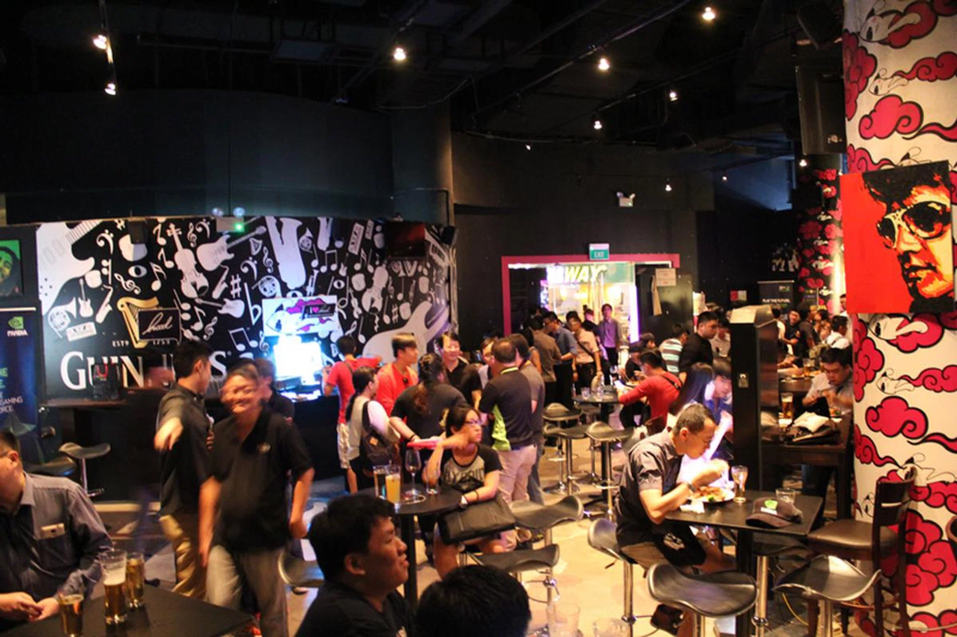 At the end of the event, attendees were treated to a scrumptious meal by NVIDIA. Batman though, has vanished.