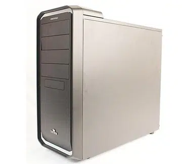 The Enermax Ostrog sports a clean and unblemished facade, save for a white inset wire mesh (also comes in red).