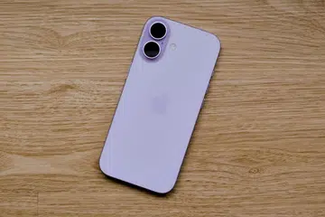 The rear of the Apple iPhone 17. 