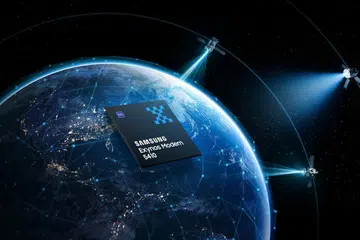 The Samsung Exynos Modem 5410 supports three types of satellite networks. 