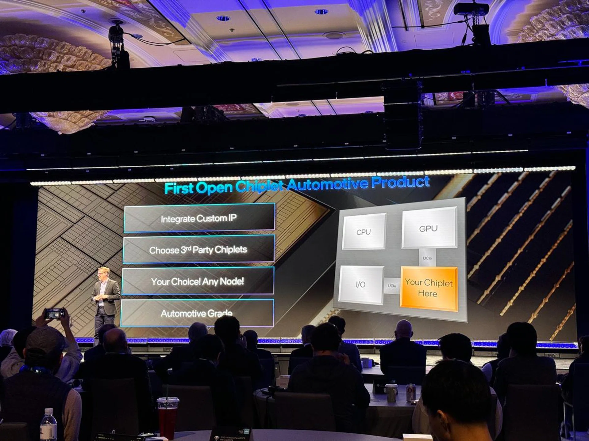 Intel's open automotive chiplet platform is based on the Universal Chiplet Interconnect Express.