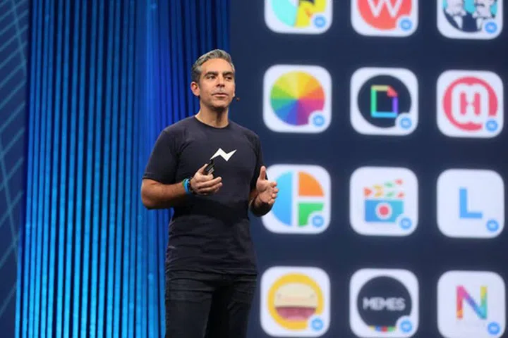 Facebook Messenger head David Marcus talks about the new Messenger Platform. (Image Source: Facebook)