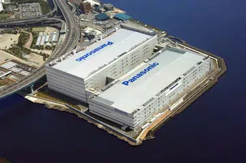 Panasonic's Amagasaki plasma panel plant. 
